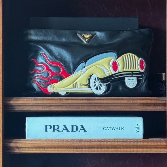 Prada 2012 Hot Rod  Collection Clutch  - Soft Nappa Leather - Runway Bag - Picture 2 of 15